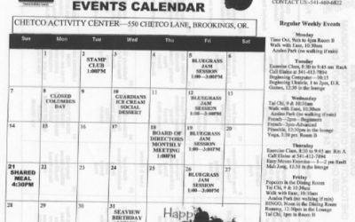 October Event Calendar