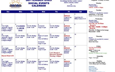 September Calendar of Events