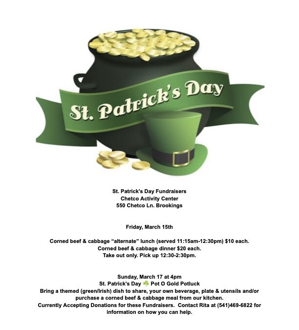 St. Patrick’s Day Fundraiser