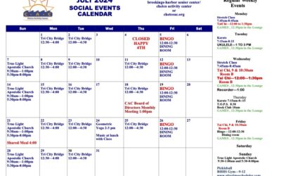 July Calendar of Events