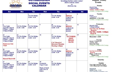October Calendar of Events