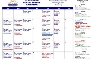 April Calendar of Events